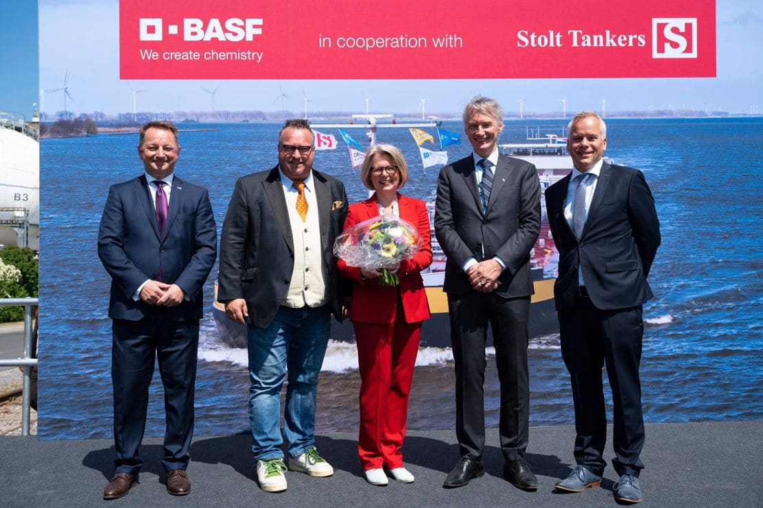 Stolt Tankers BASF naming ceremony